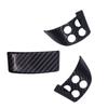 3pcs Car-styling ABS Carbon Fiber Texture Interior Steering Wheel Panel Cover Trim For VW Golf 5 MK5 Passat B6 Jetta MK5 Tiguan
