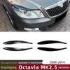 Skoda Octavia MK2.5 (2008-2014 гг.) Наклейки-«брови» на фары - Аксессуары для модификации передних фар.