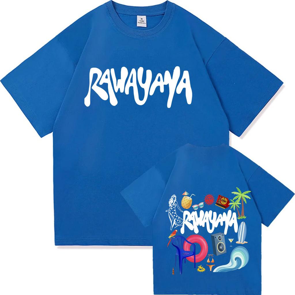 Rawayana Donde Es El After Album Y2K T Shirt Unisexs Clothing High Street Tee Shirts Fashion Cotton Tee Shirt Streetwear Teenagers