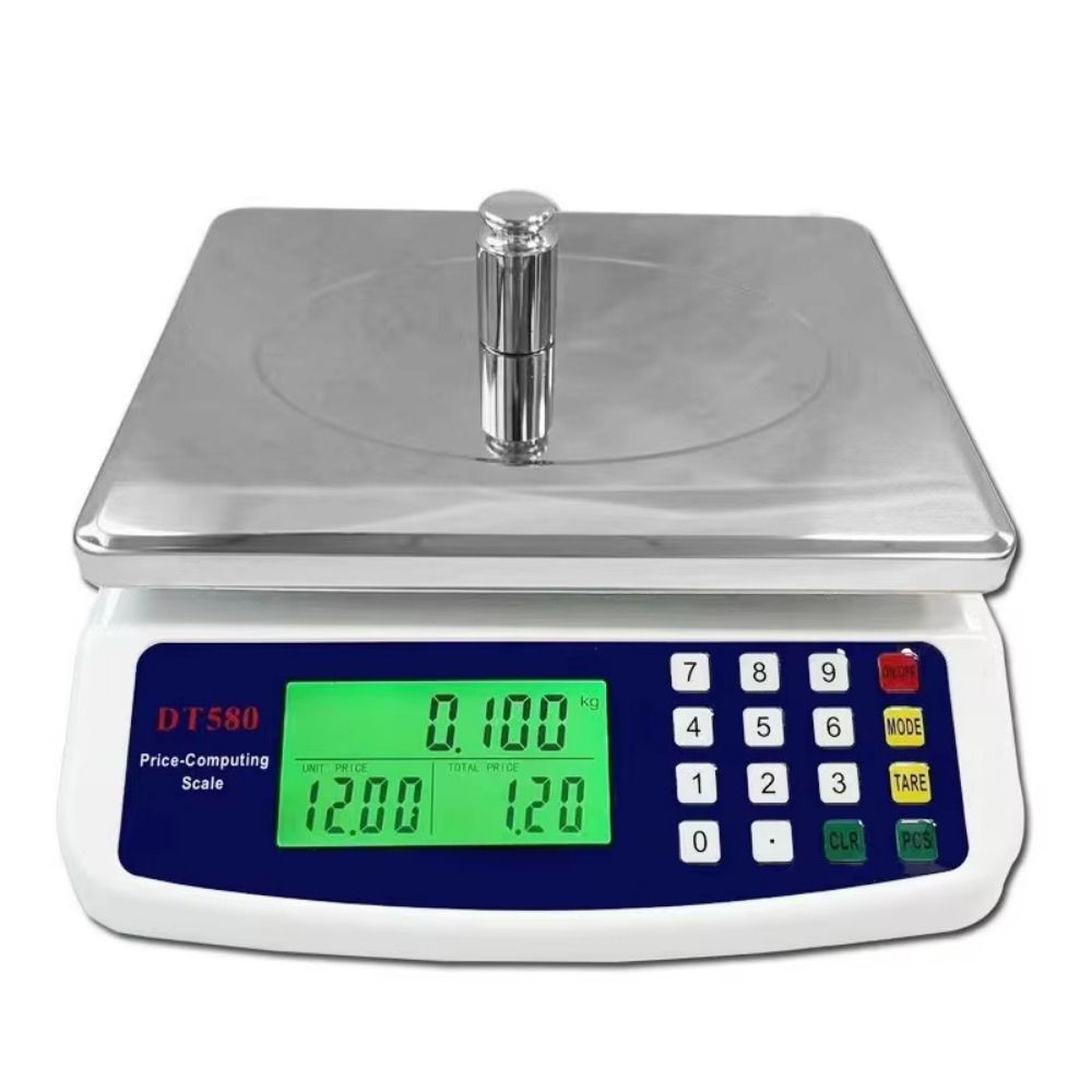 High Precision Commercial Food Scale 30kg/1g Capacity Electronic Pricing Scale  Coins Counting