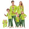 Christmas Print Cute Family Set Pajamas, Home Clothes, Family Set Long Sleeve Top Pants Set