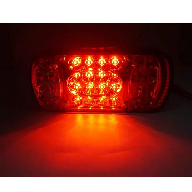 Truck Tail Light Signal Indicator 4in1 Brake Taillights Pickup 32LED Trailer Turn Signal Running Lights Stop Warning  Lorry Van