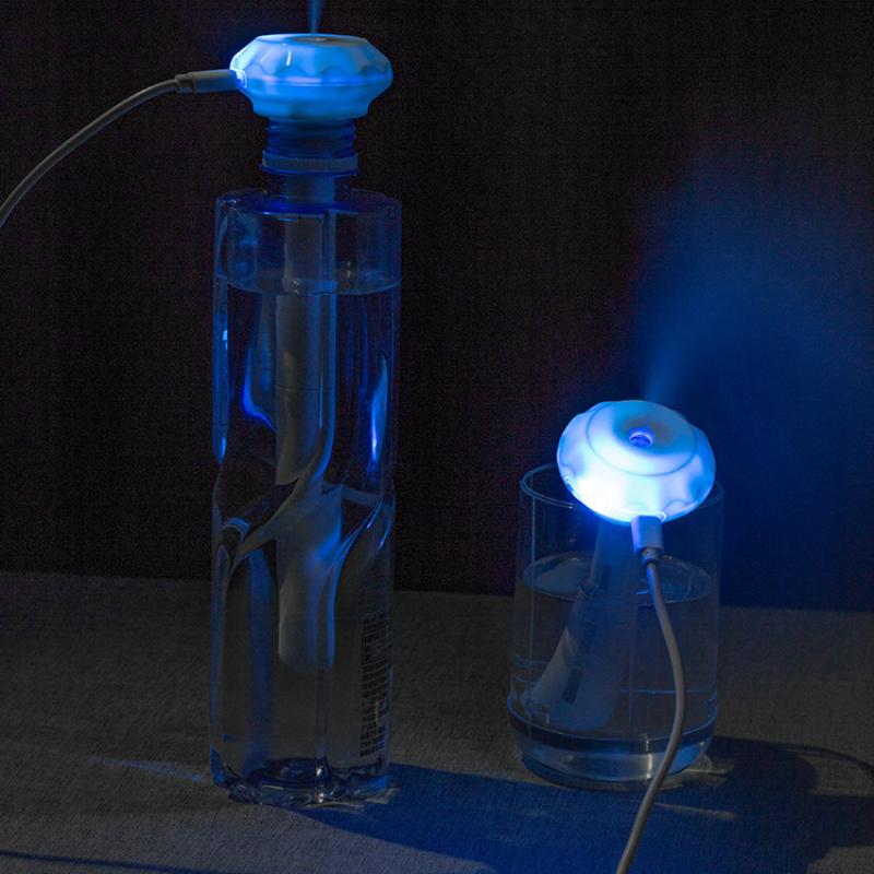 Супер тихий портативный увлажнитель воздуха для офиса, спальни, автомобиля и путешествий, регулируемая длина, не требуется бутылка с водой, улучшает