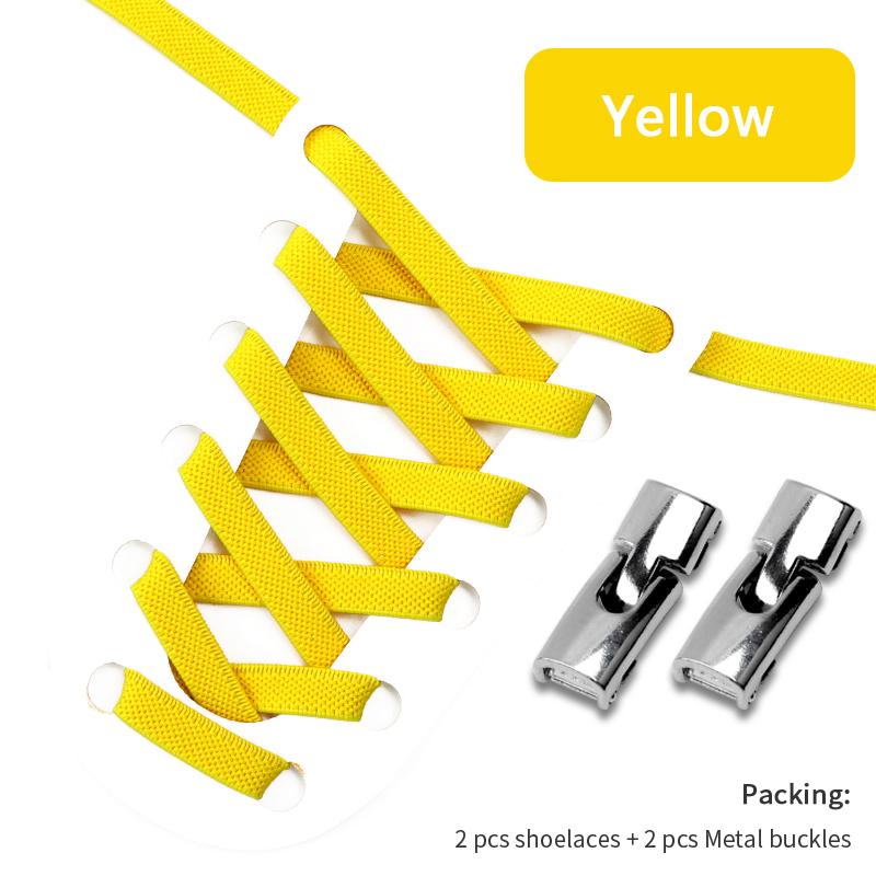 NO.8 4Pcs Cross Lock Shoelaces Without Ties 8MM Width Elastic Laces Sneakers Kids Adult No Tie Shoelace Rubber Bands Shoes Accessorie