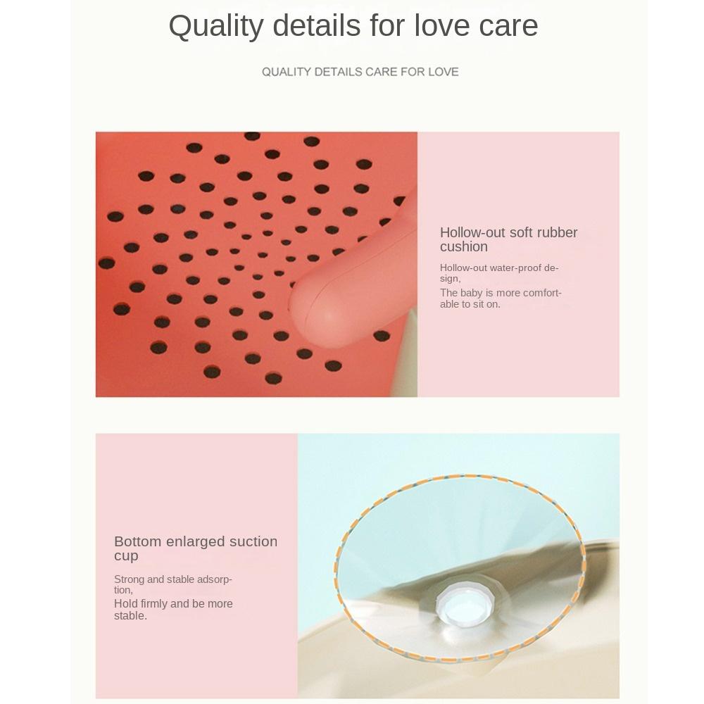 Antiskid Non Slip Bath Stool PP+TPE Bathing Chair New Bathtub Seat  Baby Play