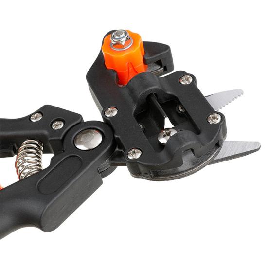 Ножницы для прививки растений Профессиональный садовый инструмент для прививки 2 в 1 Сверхпрочные секаторы для обрезки цветов, фруктовых деревьев, кустарников