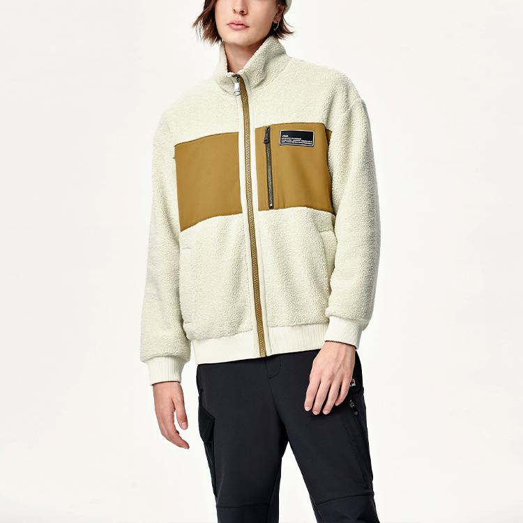 Fila Повседневная куртка на флисовой подкладке для мужчин, верхняя одежда, светло-зеленая F11M148501F-LG