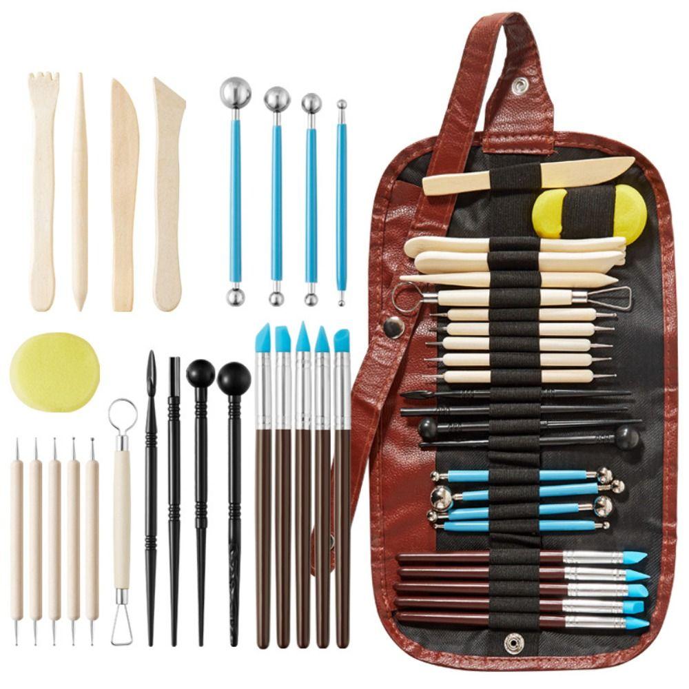 Art Craft Pottery Carving Tool Kit Pottery Sculpting Polymer Sculpture Set  Carving Tool Kit
