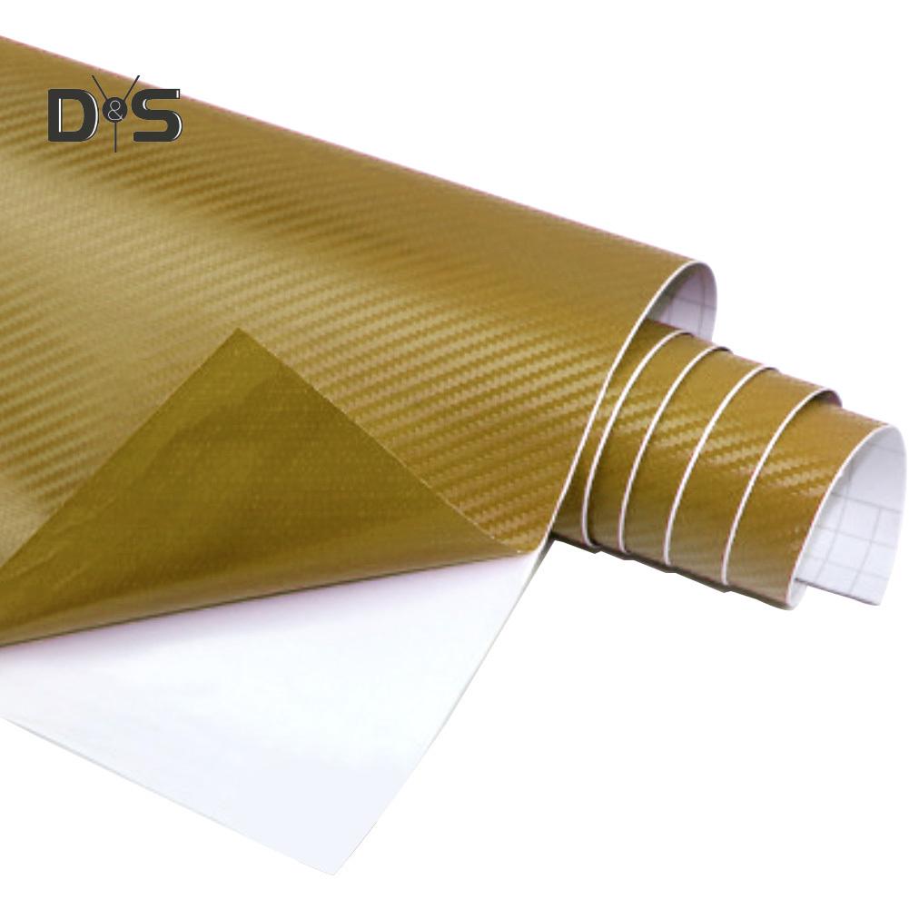 DYS Auto Shop 3D Thickened Car Body Carbon Fiber Color Changing Decor Wrapping Film Sticker