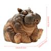 Hippo Decor Pond Spitter Statue Hippo Garden Supplies Outdoor Animal Sprinkler Yard Patio Home Decoration House Sculptures