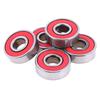 5Pcs Red Abec-7 608Rs Skateboard Roller Sealed Ball Bearings 8X22X7Mm