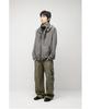 Hatchingroom Vented Windbreaker Wool Check Olive