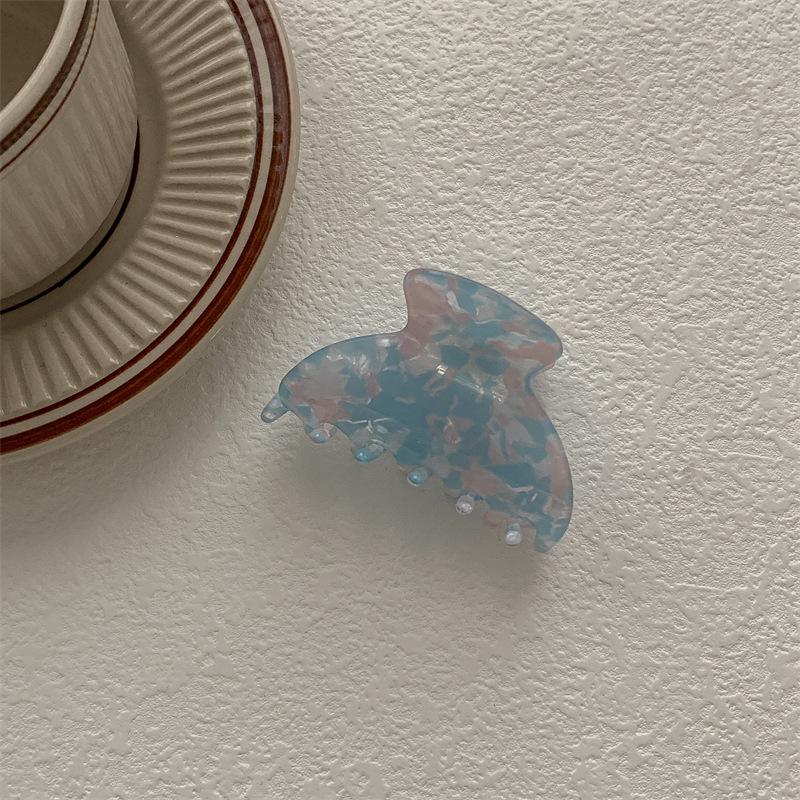 Высококачественная французская имитация ацетата заколка для волос «Маленький монстр» - Элегантная маленькая заколка-акула для женской прически