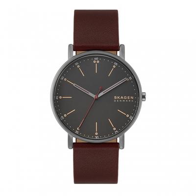 [Skagen] Часы Skagen Signatur SKW6860 мужские коричневые, оригинальный импортный продукт