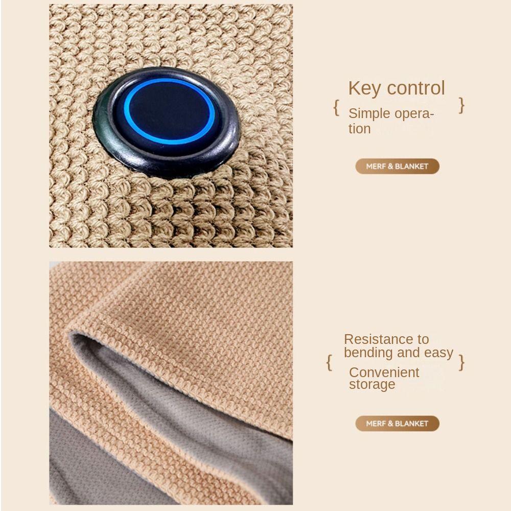 Washable Warm Shawl 3 Heating Levels Leg Cover New USB Electric Heated Blanket  Winter