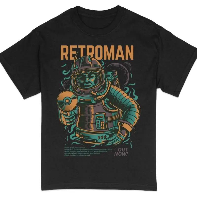 Vintage Astronaut T Shirt Retro Cosmic Space Unisex Cool Nostalgic 28