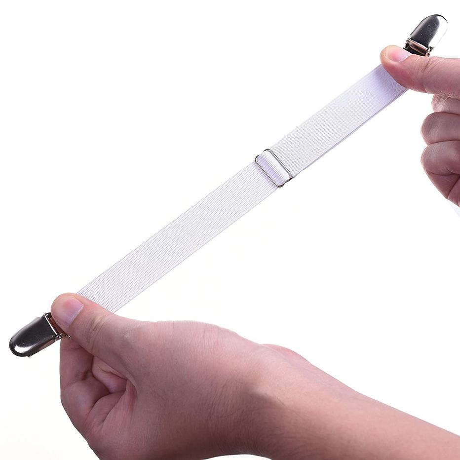 4 шт./компл. эластичная простыня, застежка, захваты для простыни, ремень, регулируемый наматрасник, держатель для одеял, комплект простыней