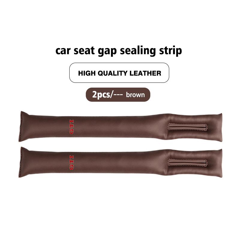 For Volkswagen VW Car Seat Gap Storage Pad Leather Anti Drop Sealing Strip Organizer Beetle CC B5 B6 B7 EOS GTI MK2 MK4 MK5 MK6