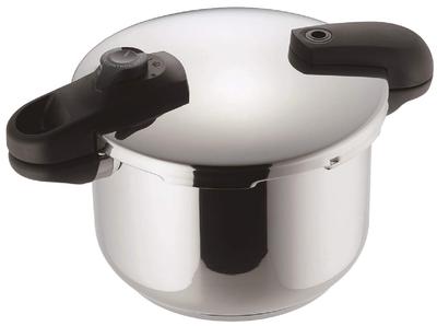 Металлическая скороварка Pearl с двумя ручками, быстрого приготовления, Eco HB-5136 5,5 л, трехслойное дно, переключаемая,
