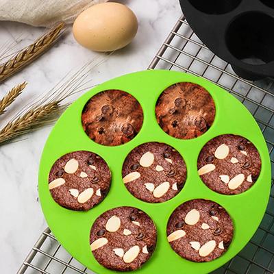 7 Даже торт Маффин Чашка Для Фритюрницы Аксессуары Формы Для Кексов Для Выпечки Формы Для Выпечки Силиконовый Коврик Антипригарное Посуда Кондитерские Изделия Инструменты Бесплатно