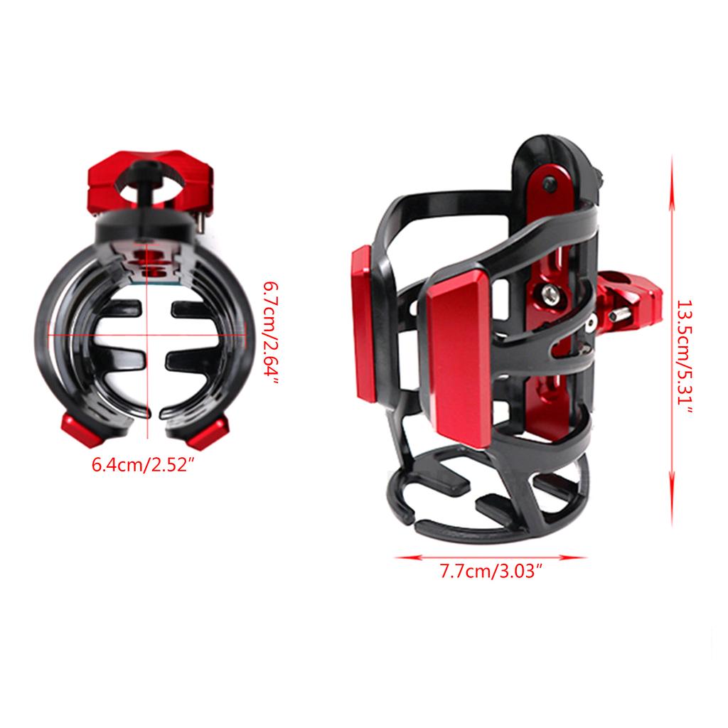 Держатель для бутылки с водой на руль мотоцикла, алюминиевый сплав, подставка для напитков, крепление для скутера, мотоцикла, горного велосипеда
