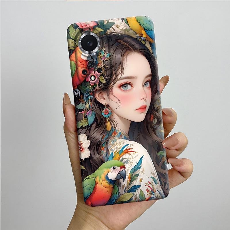 Чехол для телефона Huawei Nova 9 / Honor 50 NAM-LX9 NTH-NX9 Мягкий силикон Сладкий расписной Защитная задняя крышка Милый напечатанный корпус