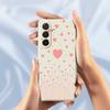 For Samsung Galaxy A36 5G Case Pink Love Pattern Printing Straight Edge TPU Phone Back Cover