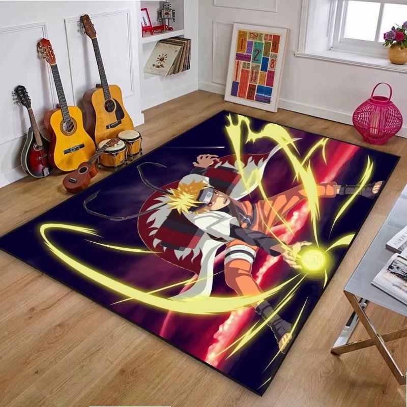 Японское Аниме Наруто Ковер Гостиная Спальня Кухня Балкон Коврик Нескользящий Моющийся Коврик Дом Изысканный Дом Инс Ковер