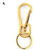 Quality Outdoor Tool Stainless Steel Key Ring Hook Camping Clip Keychain Holder Climbing Carabiner