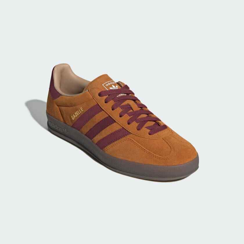 JH5411 adidas Originals Gazelle Indoor Craft Охра Теневой Красный Теплый Песок (Мужской)