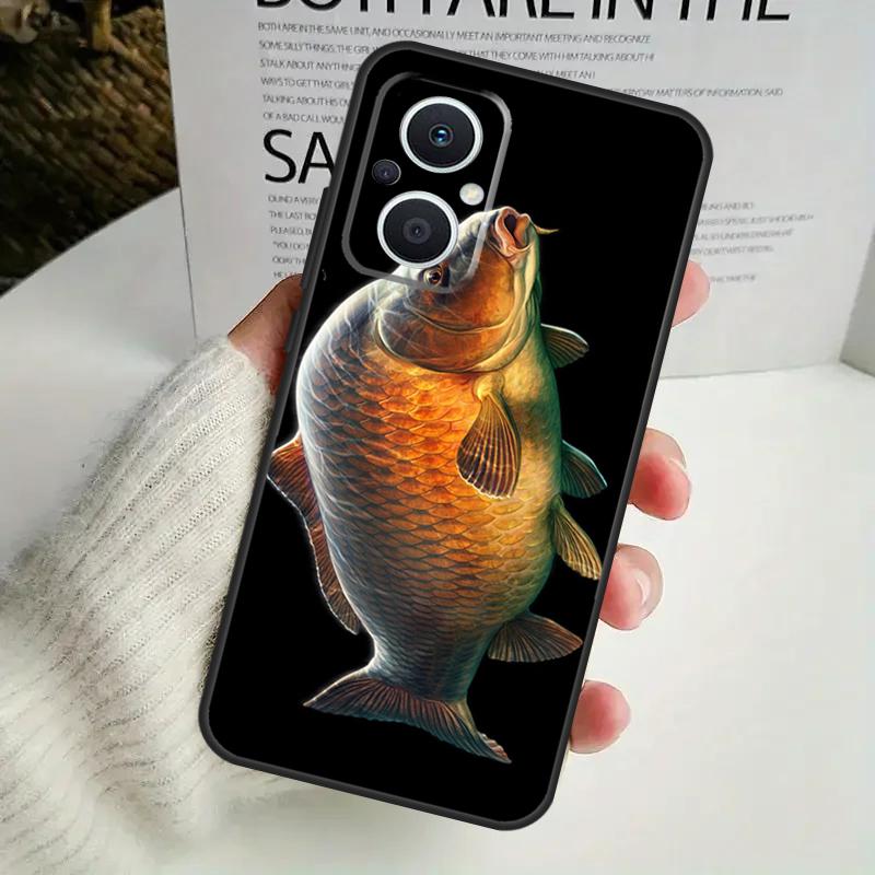 CARP FISH FISHING Case For OPPO Reno 11F 10 Pro 4 5 6 7 8 Lite 4Z 5Z 8T OPPO Find X6 X5 Pro X2 X3 Neo Cover