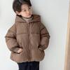 Winter Kids Jackets Boys Girls Cotton Coat Thicken Hooded Clothing Children's Outerwears