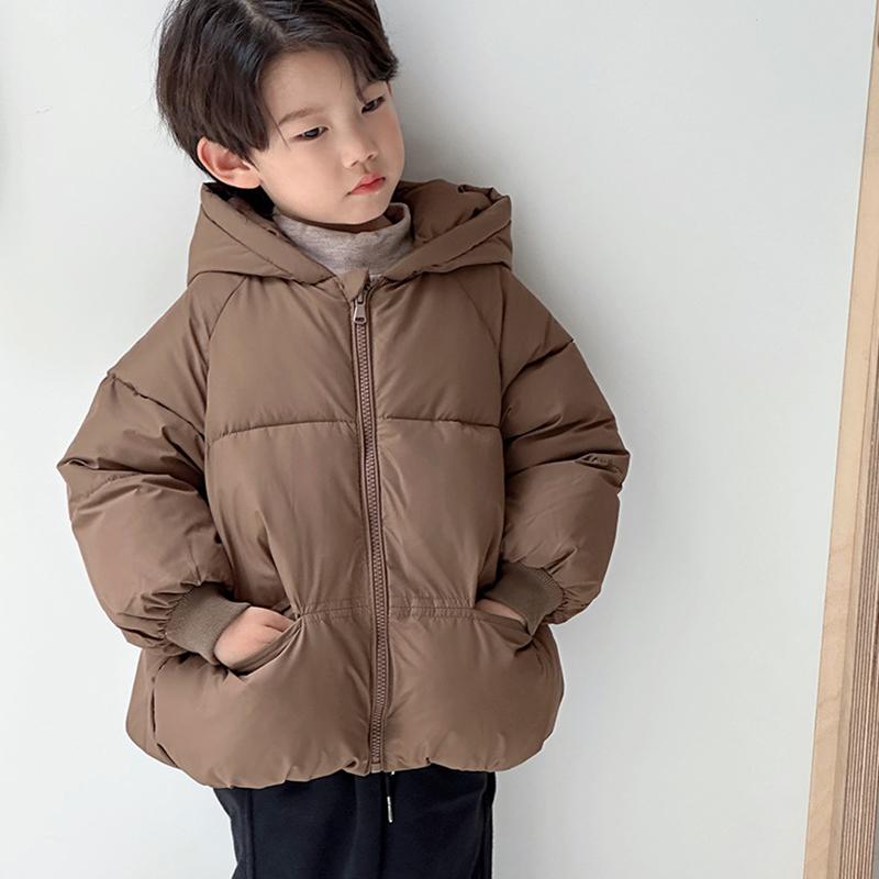 Winter Kids Jackets Boys Girls Cotton Coat Thicken Hooded Clothing Children's Outerwears