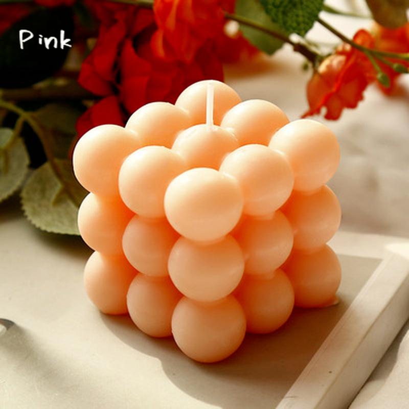 Кубический пузырь, кубическая свеча, геометрический орнамент, домашний аромат, креативный реквизит для фотосъемки, подарки на день рождения, украшение дома