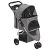 VidaXL Folding Dog Stroller Grey 80x46x98 Cm Oxford Fabric 172197