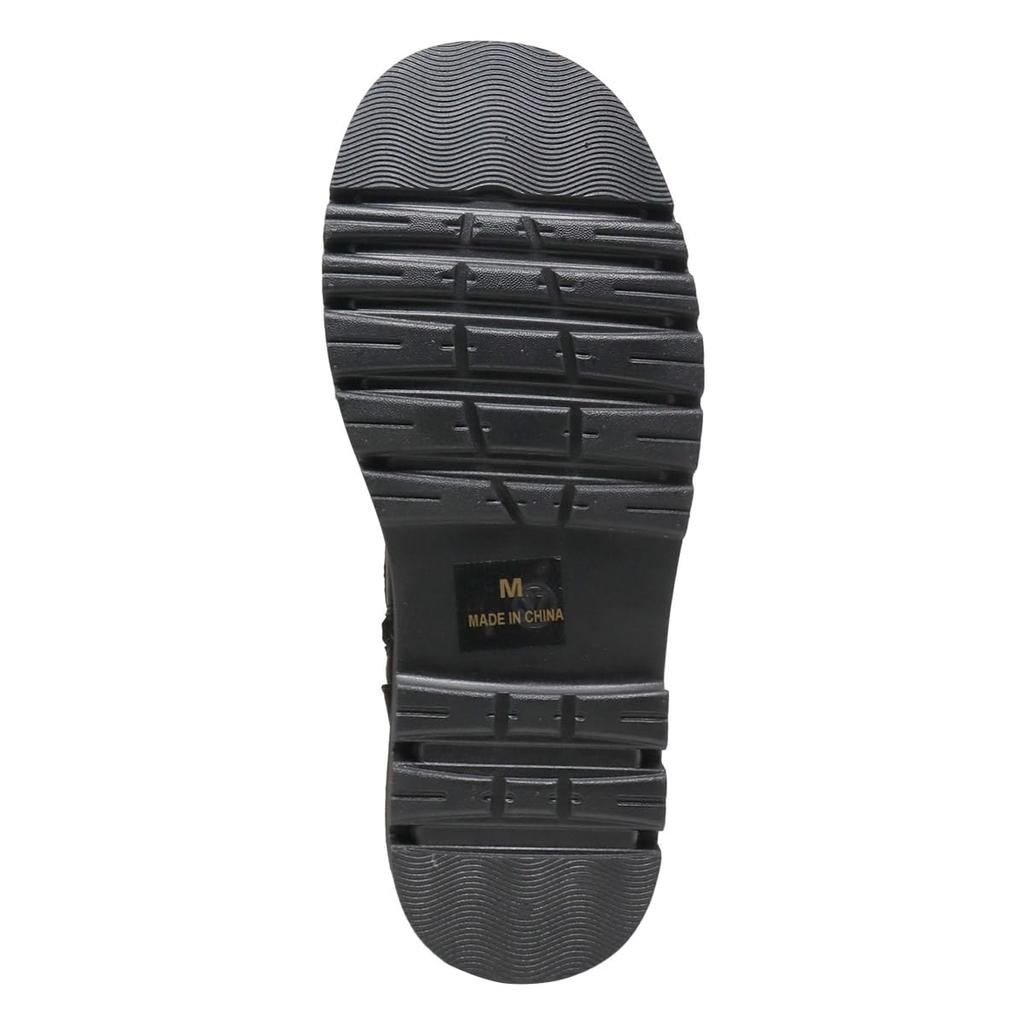 Инженерная сторона 5 см Круглый Легко ходить Усталость ПУ Синтетический Большой Японский Размер обуви [Liberty Doll] Ботинки, Ботинки, Женские, Ремень, Молния, Каблук, Носок, в,