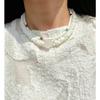 Handmade Beaded Shell Exaggerated Necklace Holiday Style Color Stacked Neck Big Rock Candy 951