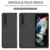 Чехол для Z Fold 3 2 1 Samsung Z Fold4 с защитой от отпечатков пальцев, противоударный чехол с полной защитой, черный, зеленый, фиолетовый