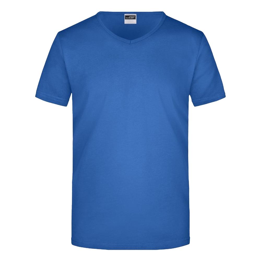 James and Nicholson Mens V Neck Slim T-Shirt