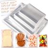 50/100pcs Clear Sealed Pouch OPP Plastic Pouch Jewelry Gift Wrap Self Adhesive Biscuit Candy Packaging Cellophane Pouch