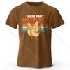 Мужская футболка с принтом Chicken Butt, 100% хлопок, свободные футболки с принтом Silly Graphic Tees для женщин, летние топы, игривая уличная одежда