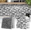 10Pcs Peel and Stick Tile Backsplash, Self-Adhesive Backsplash Tile for Kitchen In Modern White