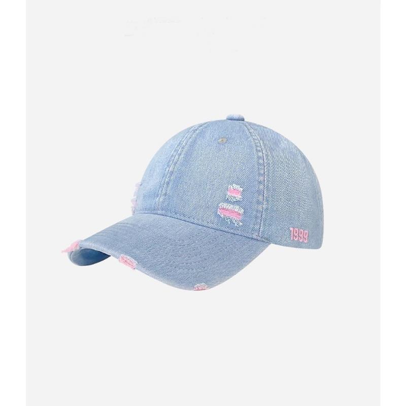 Ретро однотонная джинсовая бейсболка детская большой обхват головы делающая лицо маленьким хип-хоп дырка защита от солнца кепка мужская