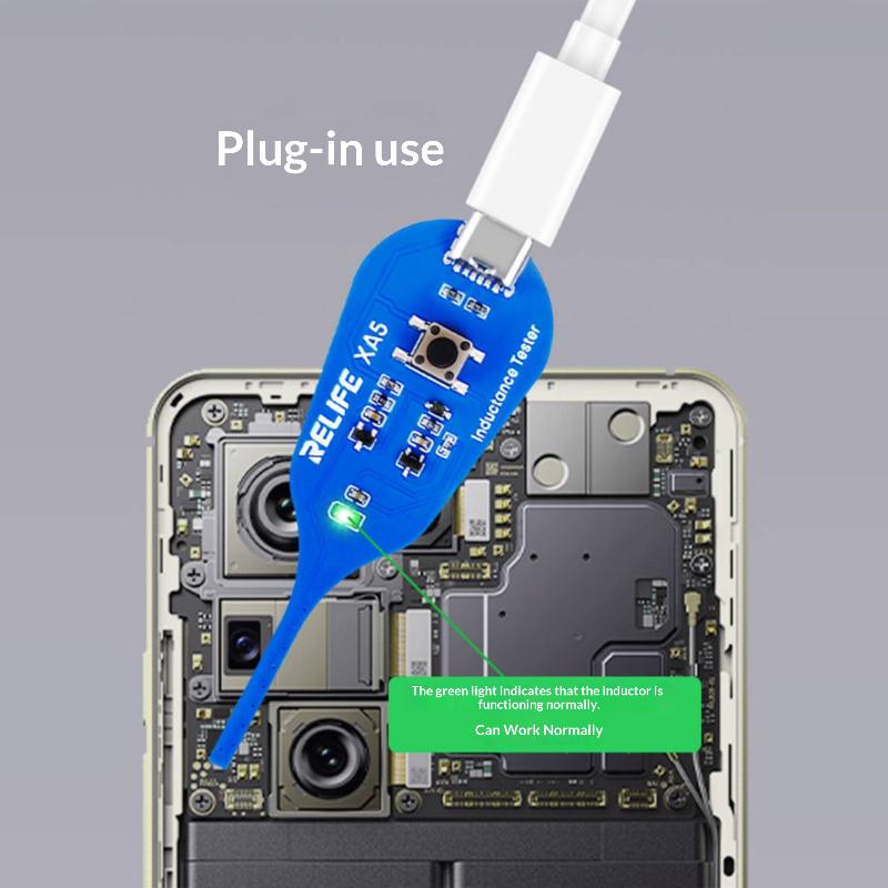 XA5 Inductance Tester for Mobile Phone PC Repair Shop High Sensitivity Motherboard Electromagnetic Fault Testing Device