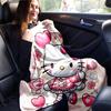 1pc Hello Kitty's Heartfelt Adventure Blanket, Soft and Cozy Home Decor Gift for All Seasons, Perfect for Any Room Decoration, Ideal Present for Famil