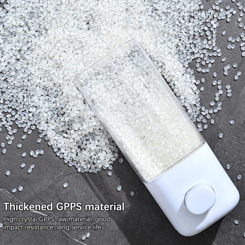 Bathroom Non-Punching Manual Press Soap Dispenser Wall Hanging Traceless Paste Disinfectant Bottle Transparent Dispenser