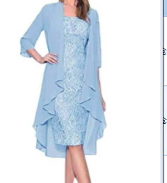 Кружевная шифоновая юбка-миди для通勤 и облегающее платье - комплект из двух предметов