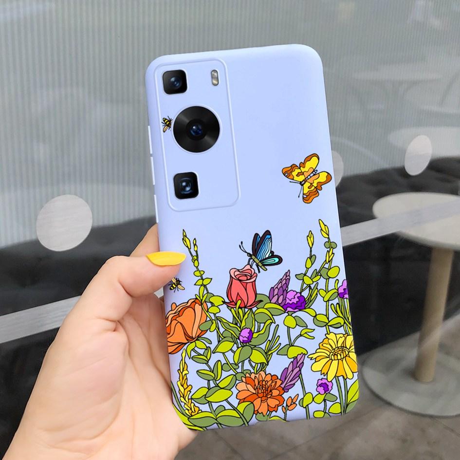 Чехол для Huawei P60 Pro 2023 Новые модные узоры Тонкая задняя крышка для Huawei P60 LNA-LX9 P 60 P60 Art Мягкий чехол для телефона Coque