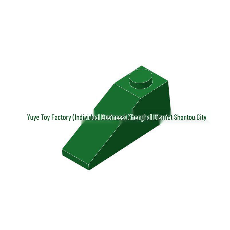 1x3 Long Slope Brick Compatible with LEGO 4286, Small Particle DIY Educational Building Block Accessory