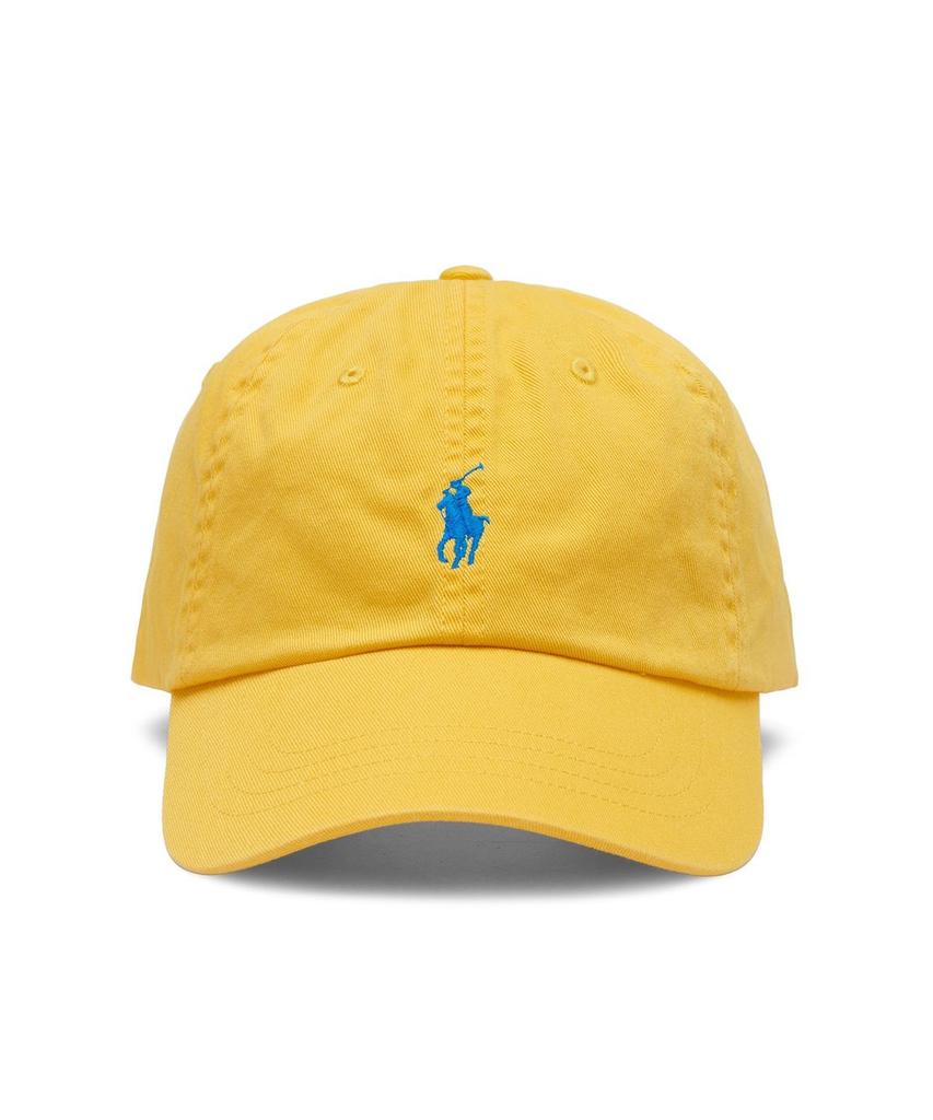 Кепка-бейсболка POLO RALPH LAUREN из хлопка чинос - Желтая
